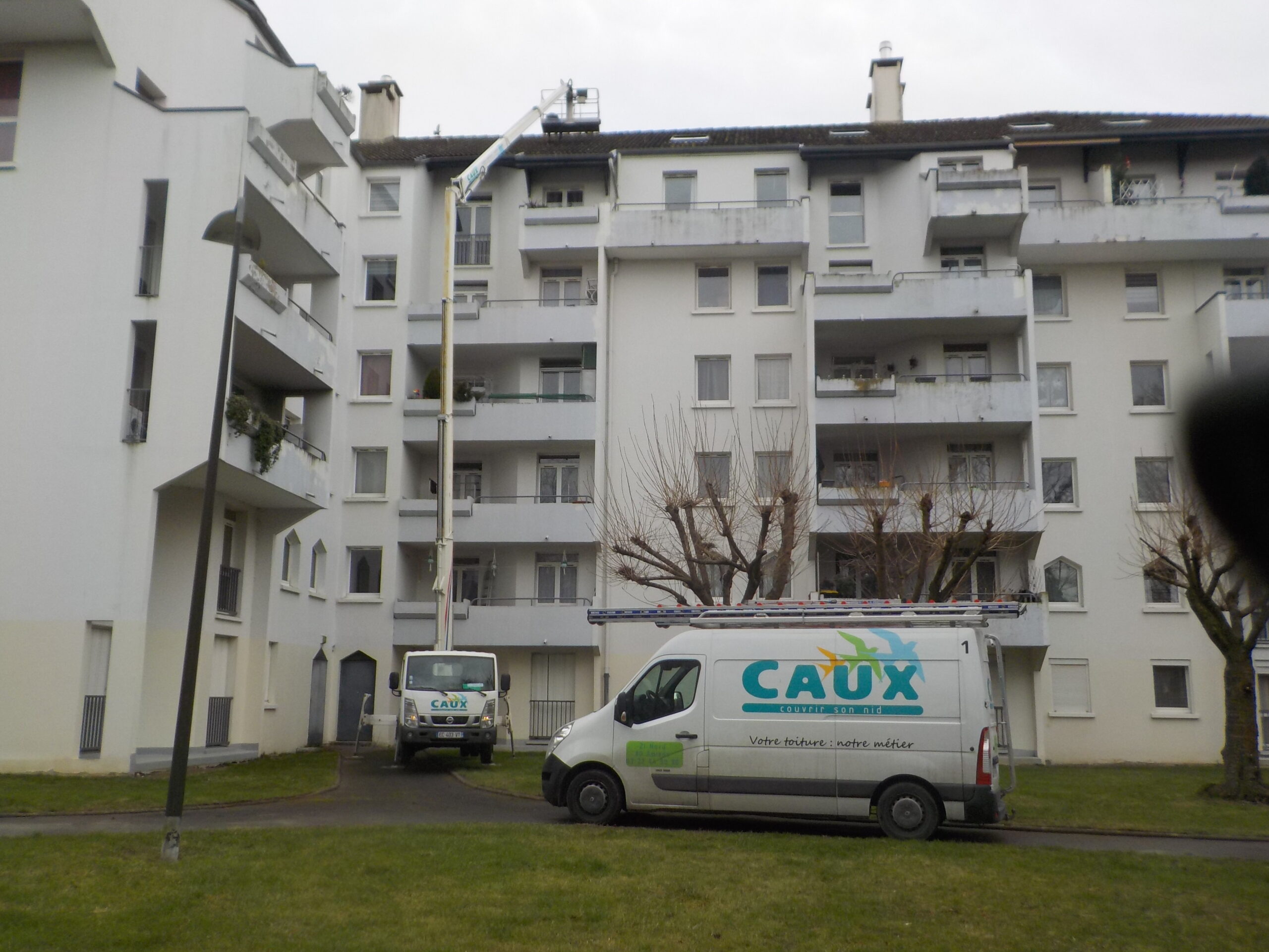 CAUX interventions à la nacelle